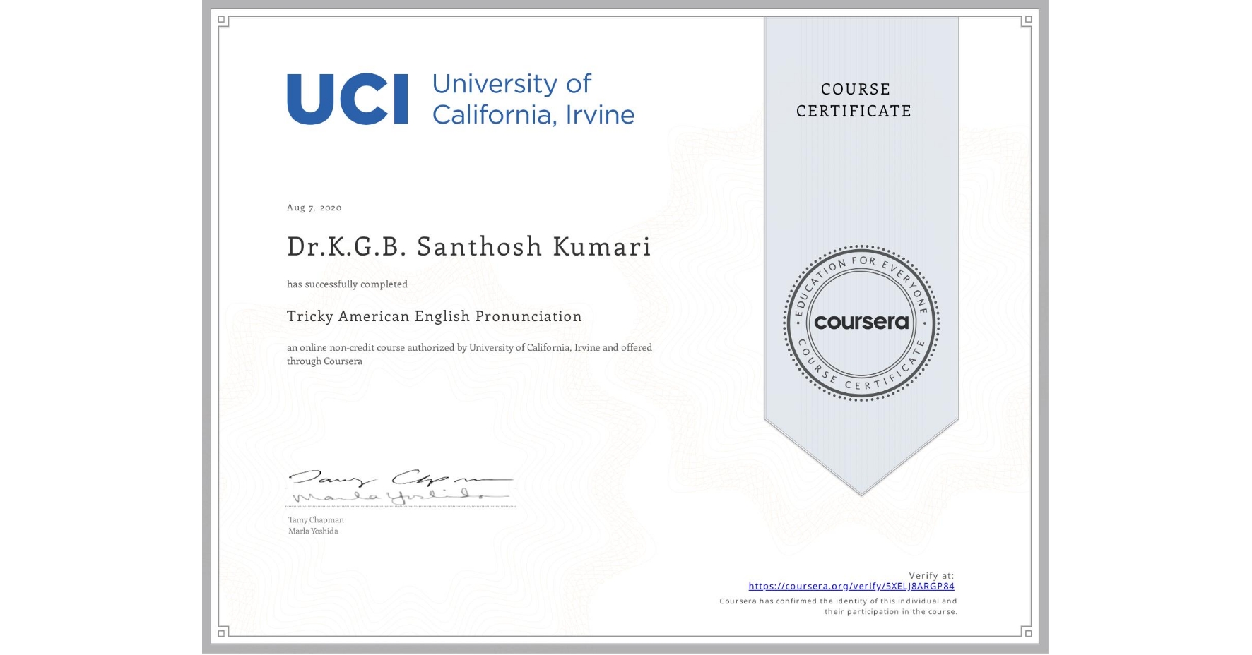 Coursera Certificate 11