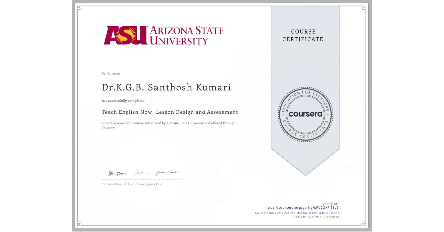 Coursera Certificate 13