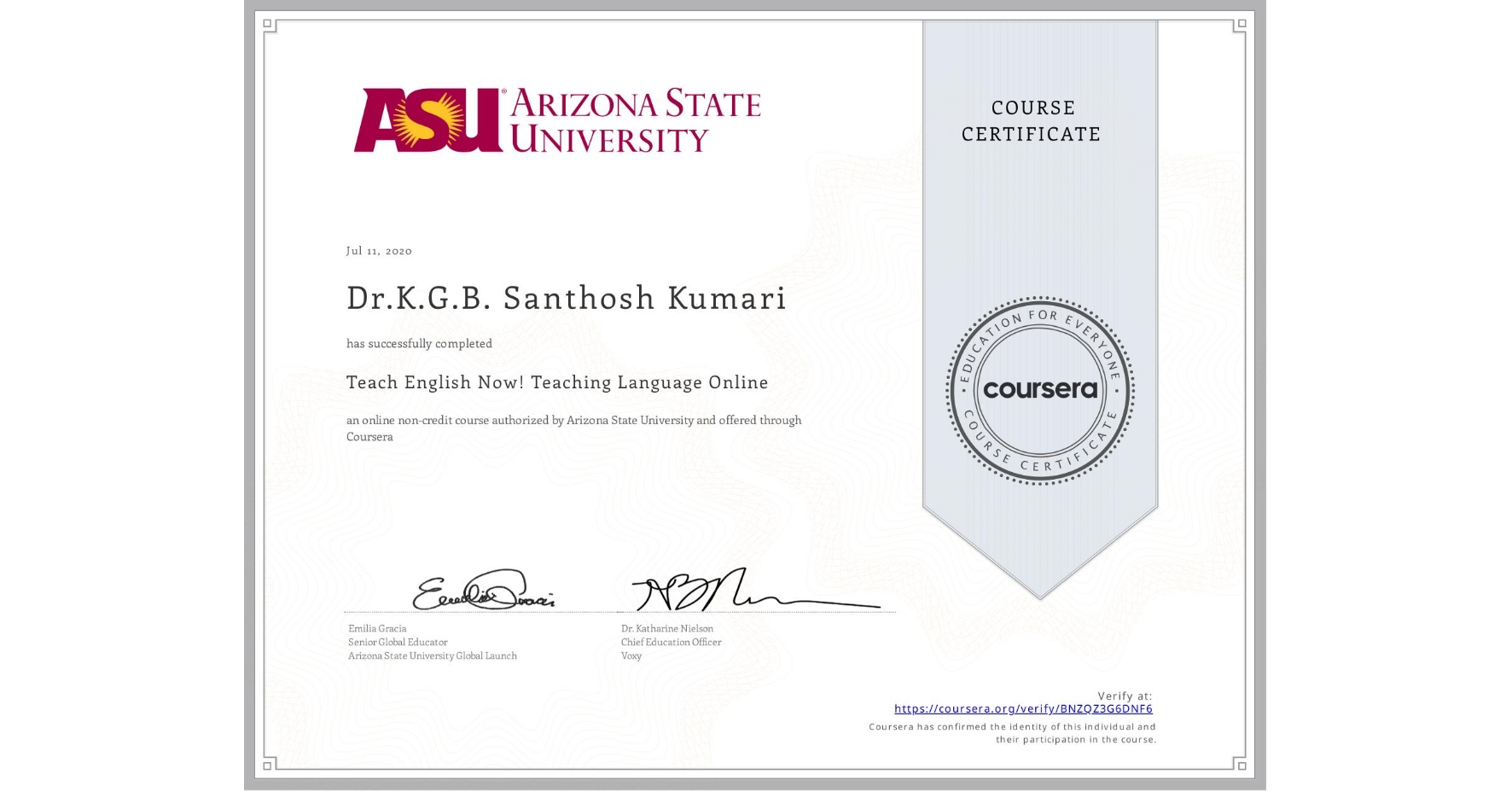 Coursera Certificate 14